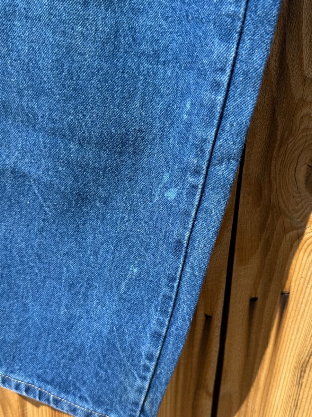 Vintage 90s Rustler High Waist Straight Leg Denim Blue Jeans | Size 31 X 30 - Picture 5 of 12